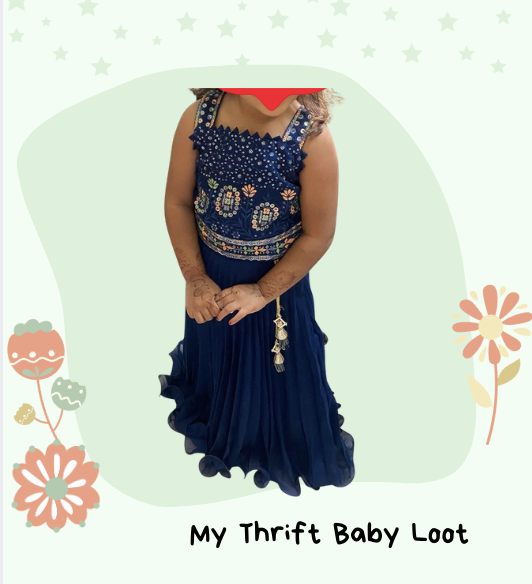 Preloved party wear lehenga choli (3-5 years)